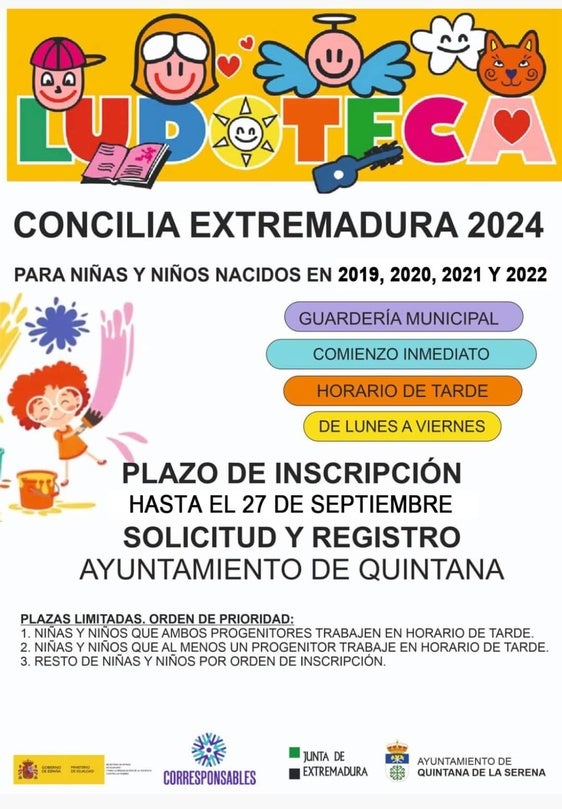 Abierto el plazo de inscripción para el proyecto 'Concilia Extremadura 2024'
