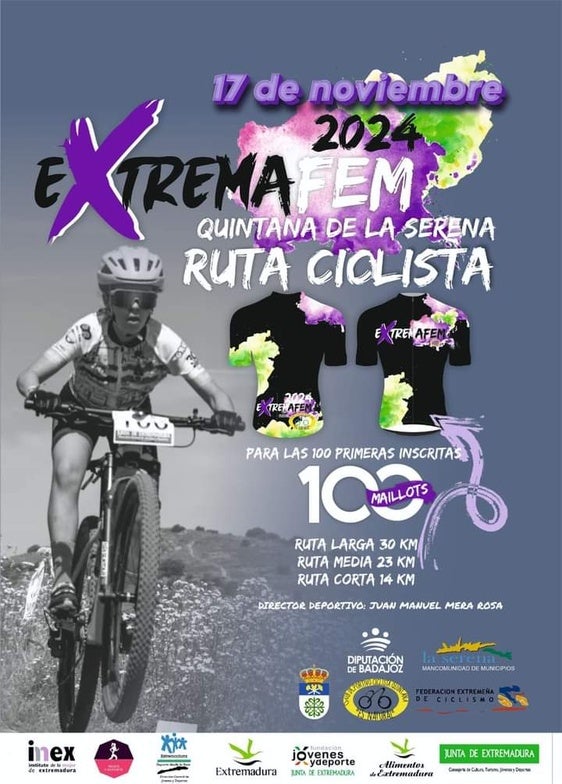 La II Ruta Femenina BBT Extremafem 'Es Natural' se presenta este jueves
