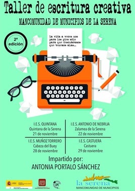 Mancomunidad presenta la segunda edición de los 'Talleres de Escritura Creativa'