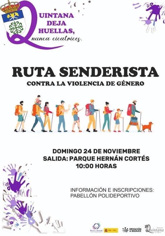 Ruta Senderista contra la violencia de género en Quintana