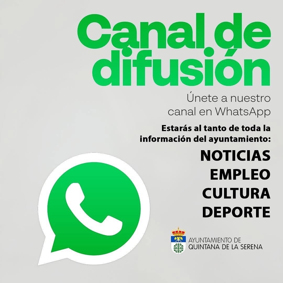 El Ayuntamiento de Quintana anuncia un canal oficial de whatsapp