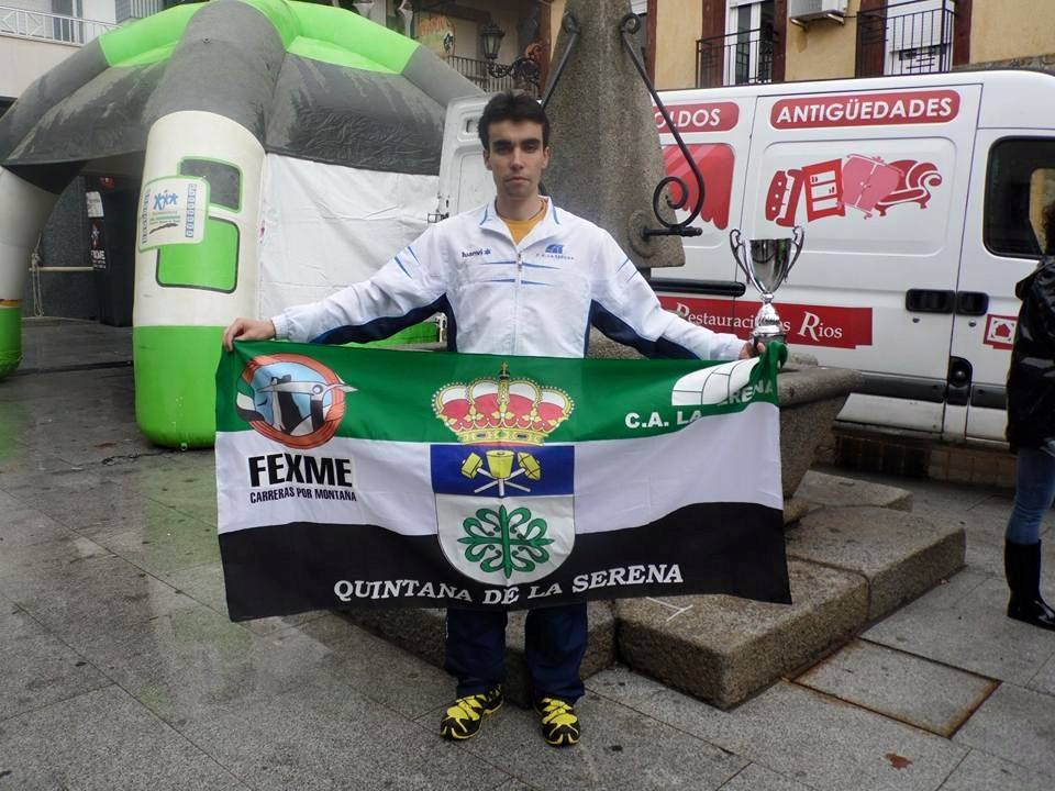 Francisco Gilgado, subcampeón promesa en la Copa extremeña de carreras de montaña