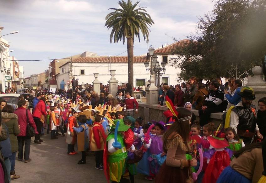 El desfile escolar de carnaval del pasado año 