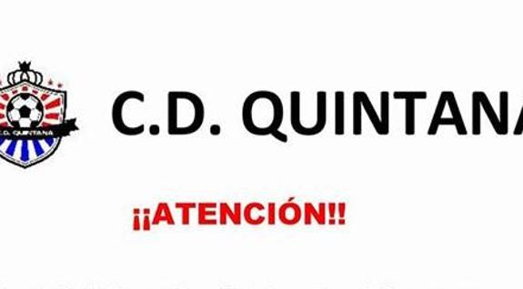 El partido del C.D. Quintana ante el Llerenense se disputará en el 'Manuel Ruiz' de Castuera