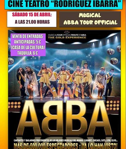 El musical de ABBA llegará al Rodríguez Ibarra el 15 de abril
