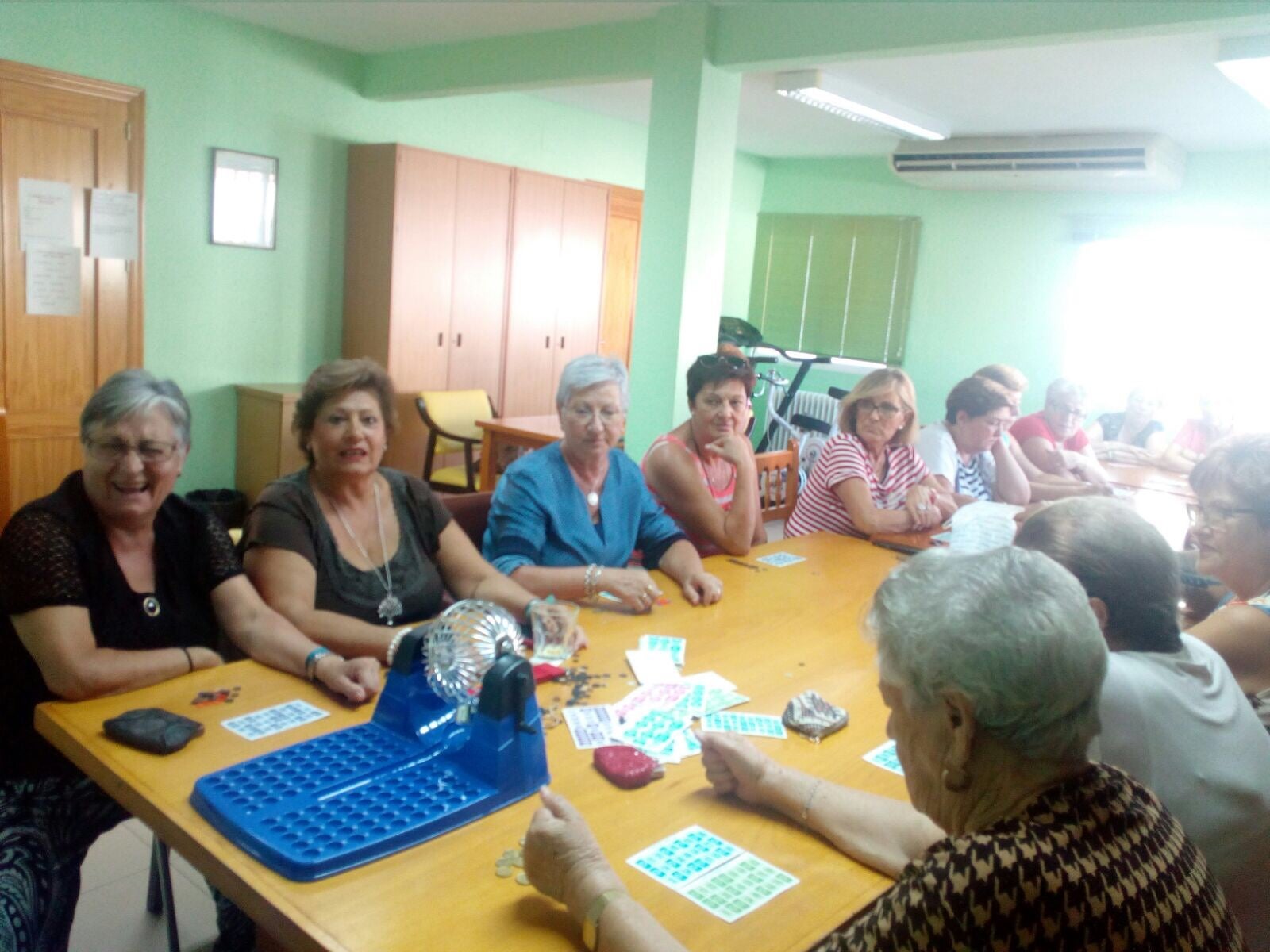 Durante la sesión de bingo del martes 