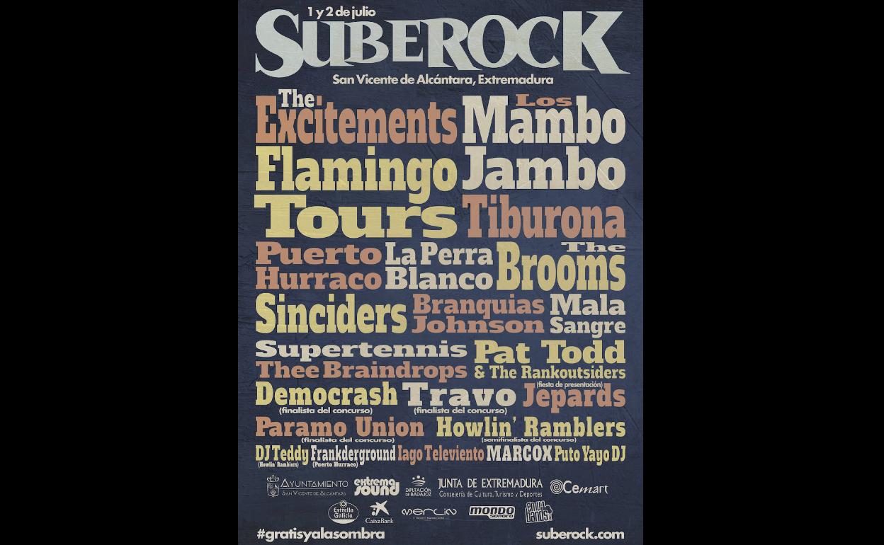 Cartel final de SubeRock 2022. 