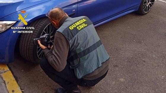 Recuperan un vehículo que fue robado en San Vicente de Alcántara