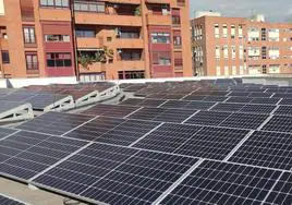 Comunidad Solar instalada en un municipio extremeño.