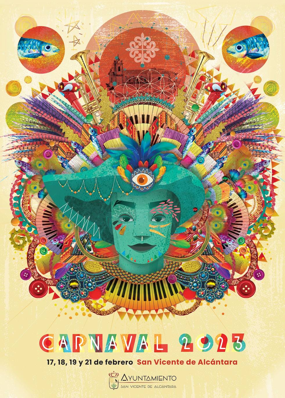 Cartel anunciador del Carnaval 2023. 