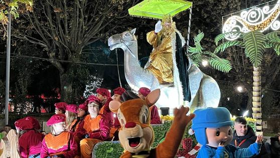 San Vicente recibe la visita de los Reyes Magos