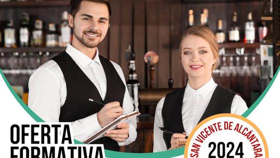 Se forman a camareros en San Vicente de Alcántara
