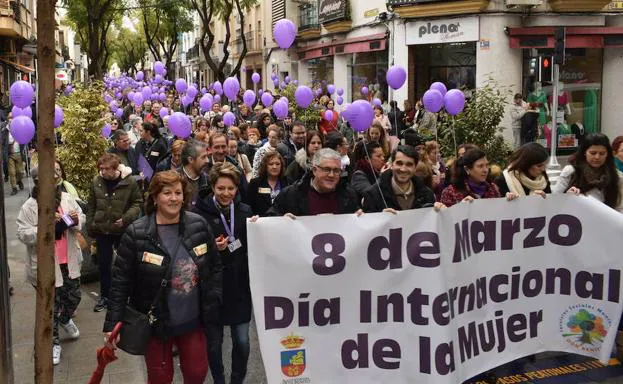 Celebración del Día de la Mujer en Don Benito el año pasado