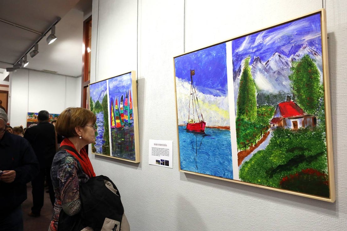 El centro cultural Santo Domingo acoge hasta el 14 de abril una muestra de arte de Down Mérida 'Igual-Arte. Todos los trazos tienen su color' es el resultado, tras más de un año de trabajo, del esfuerzo y la creatividad de los componentes que conforman el taller de pintura de Down Mérida.