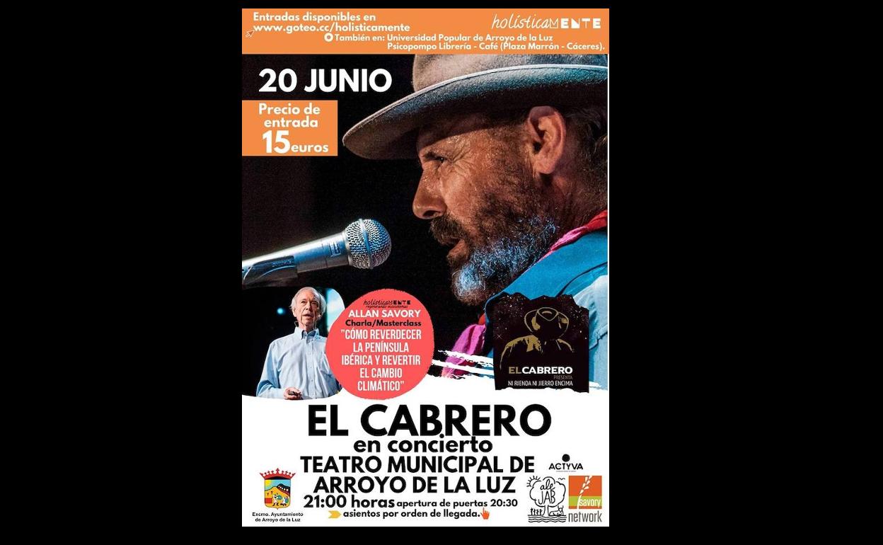 Ecología y flamenco unidos de la mano en el concierto de El Cabrero en Arroyo de Luz
