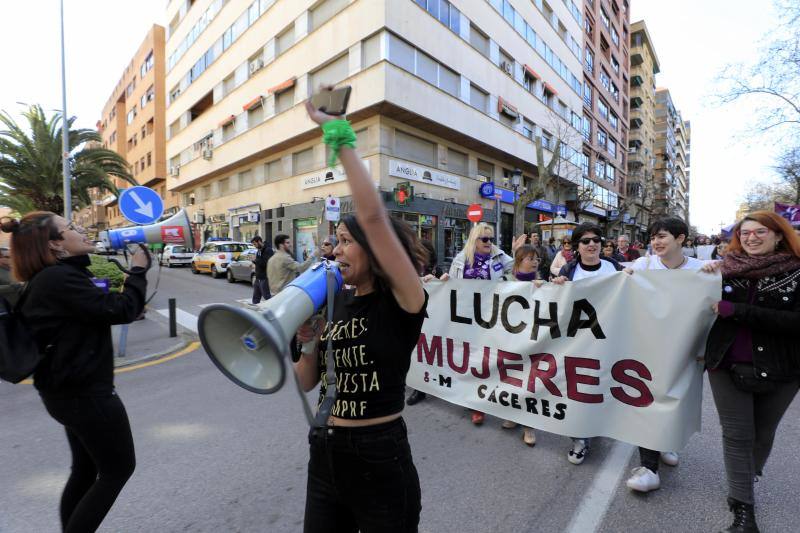 Manifestación en Cáceres. 