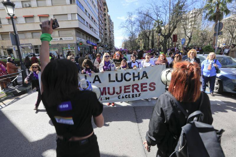 Manifestación en Cáceres. 