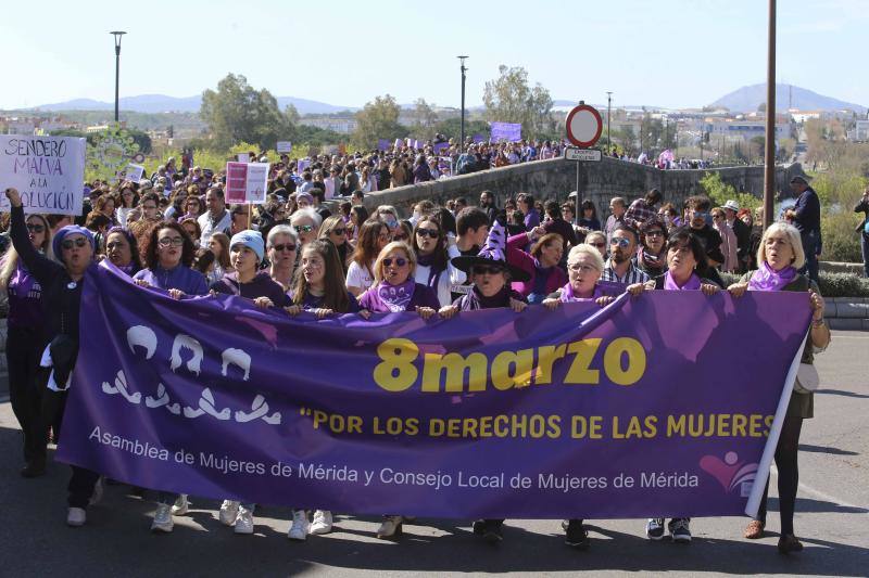 Manifestación en Mérida. 