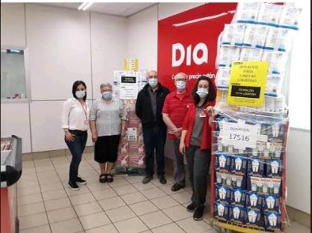 Cáritas recauda alimentos para los afectados por la crisis del coronavirus
