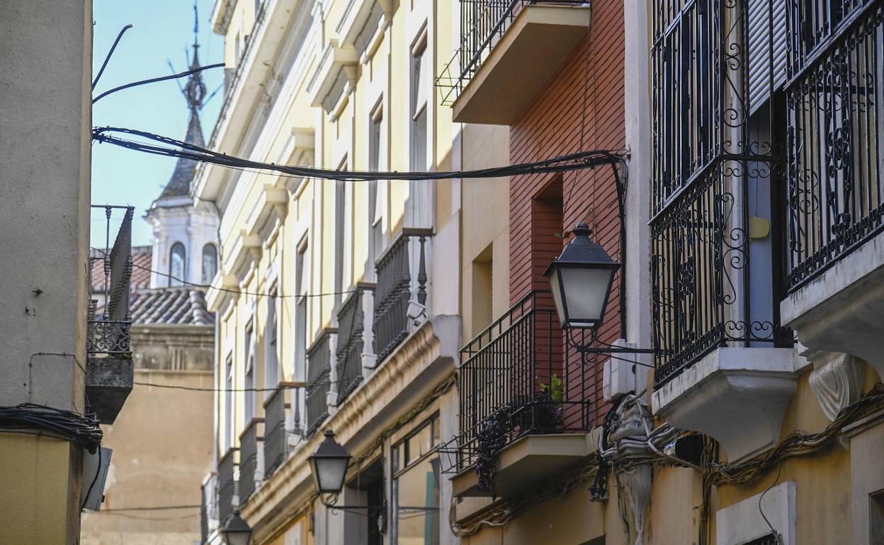 Edificios del Casco Antiguo de Badajoz.