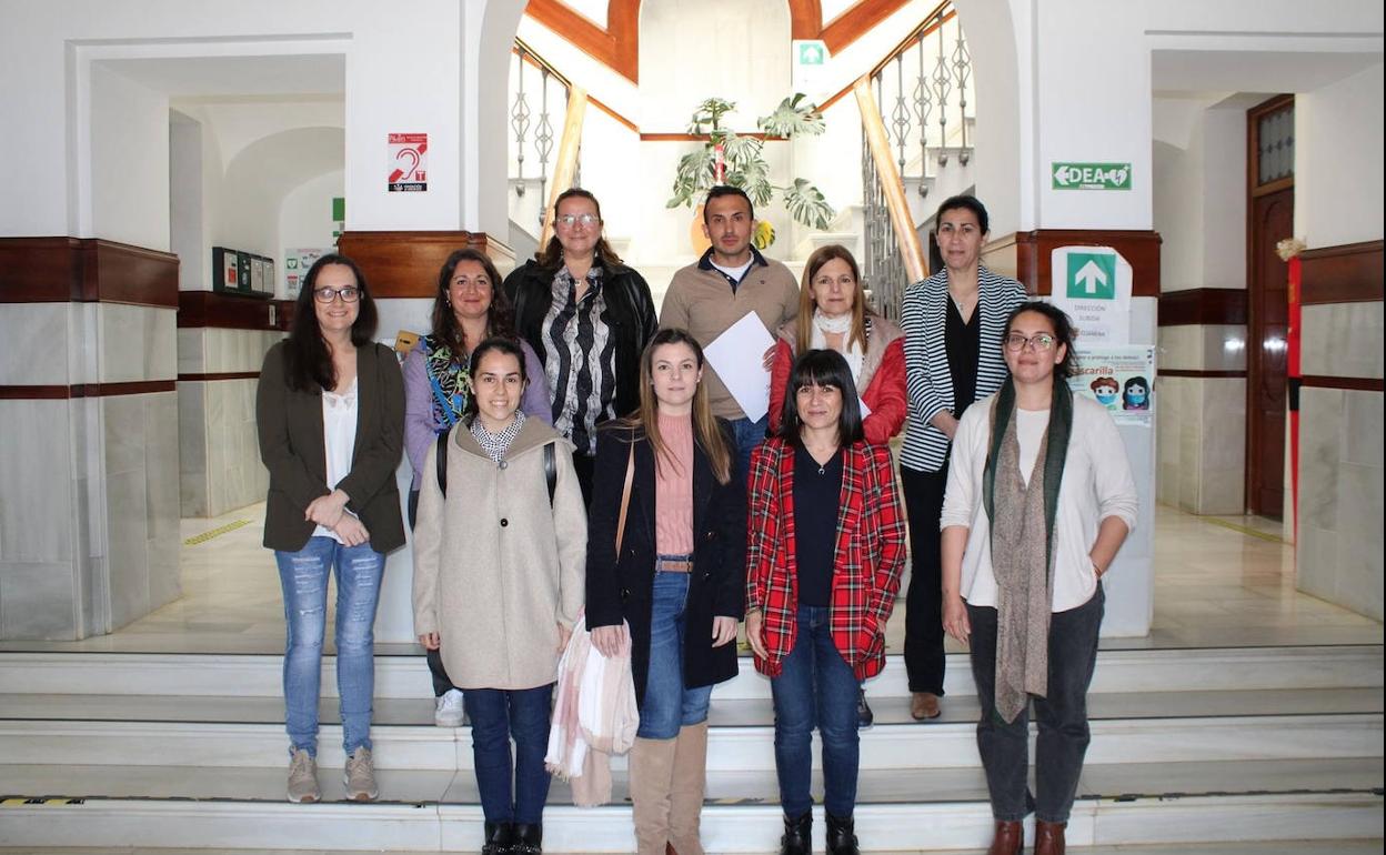 Protagonistas de la exposición. 