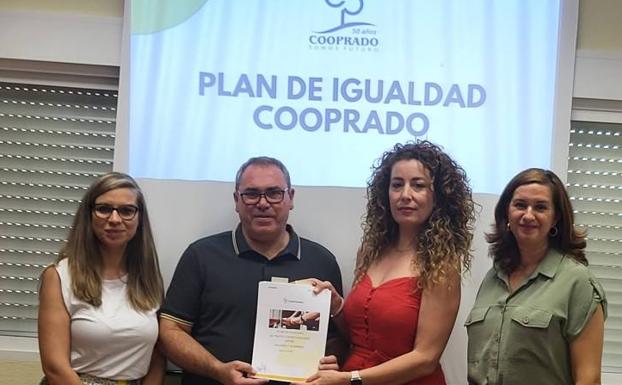 Durante la presentación del plan de igualdad 