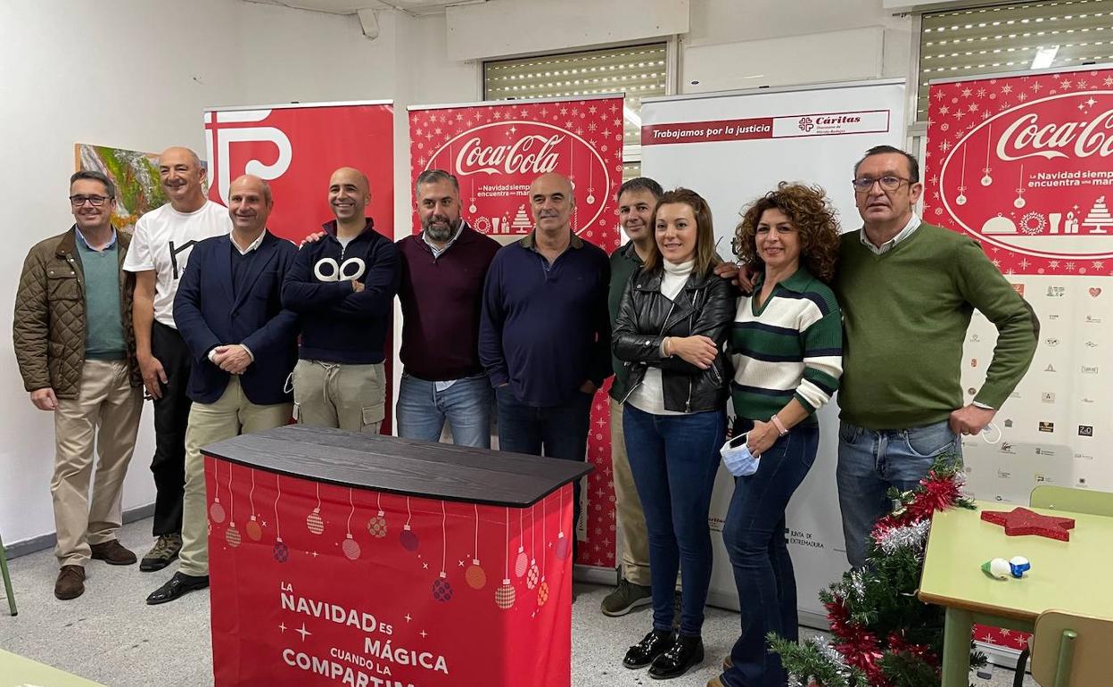 Coca-Cola repartió esta Navidad 625 comidas a familias vulnerables de Badajoz