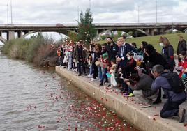 El año pasado durante la 'Ceremonia del Río'