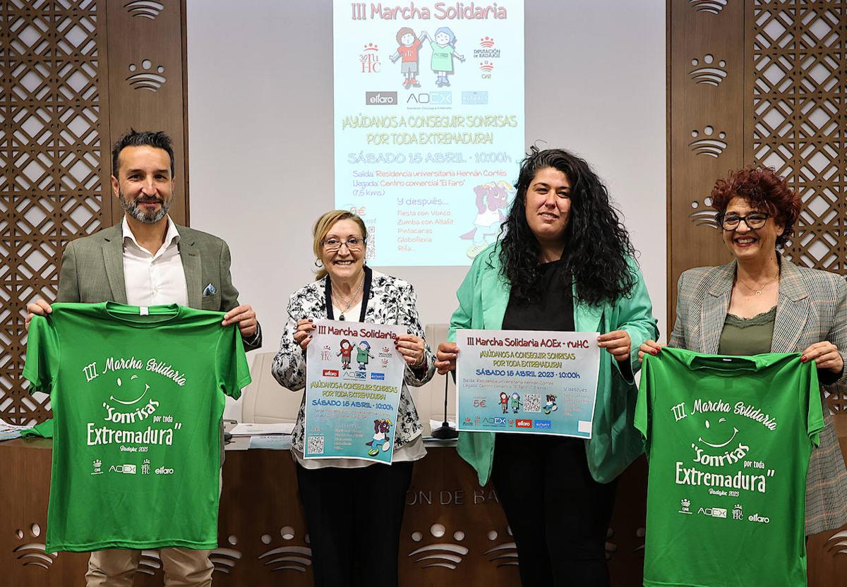 Presentación de la marcha 'Ayúdanos a conseguir Sonrisas'. CEDIDA