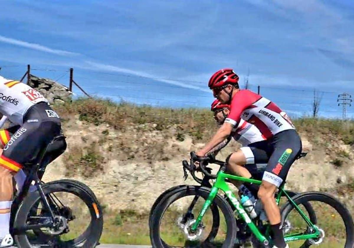Rubén Tanco en una de las competiciones.