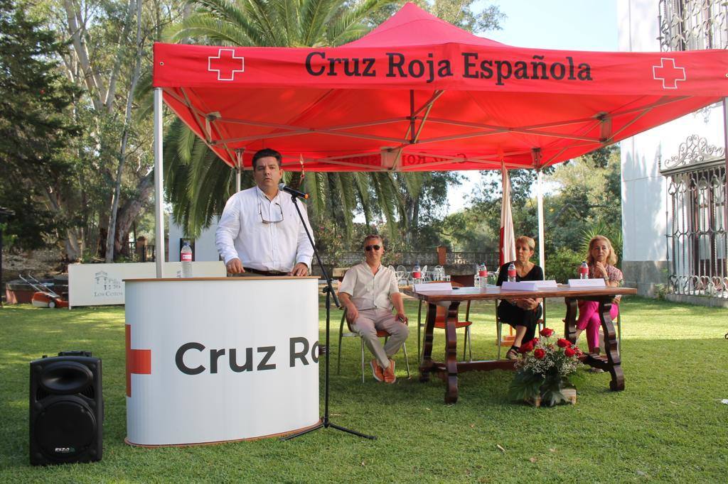 Jesús Palo durante el I Encuentro de Voluntarido celebrado este mes de julio en Monesterio