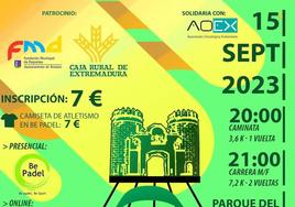 Una carrera nocturna en Badajoz recaudará fondos contra el cáncer el próximo 15 de septiembre