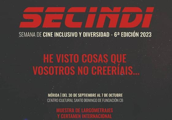 La Semana de Cine Inclusivo y Diversidad se celebra este año en Mérida del 30 de septiembre al 7 de octubre