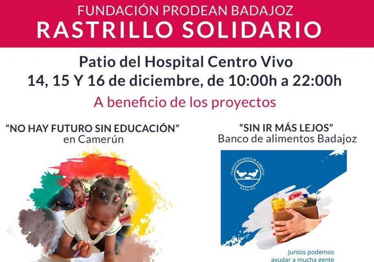 El rastrillo de la Fundación Prodean Badajoz destinará sus beneficios a un proyecto en Camerún y al Banco de Alimentos