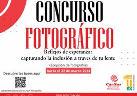 Cáritas Mérida-Badajoz y la UEx convocan un concurso de fotografía para sensibilizar sobre la inclusión de personas vulnerables