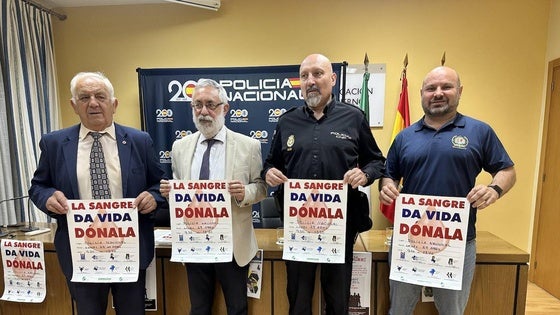 La Policía Nacional de Cáceres impulsa una donación de sangre con motivo de su 200 aniversario