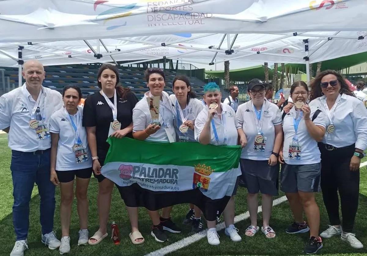 Tres emeritenses logran medallas en el Campeonato de España de fútbol sala para personas con discapacidad intelectual