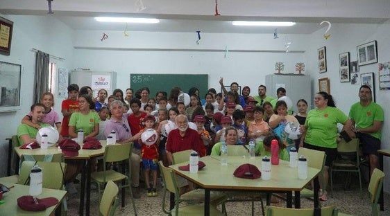 Fundación CB visita a los niños del Comedor Social del Gurugú