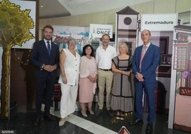 Galardonados con los Premios Solidarios ONCE Extremadura 2024