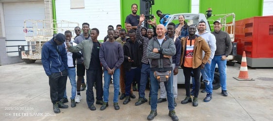 Algunos de los participantes del programa.