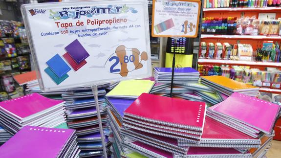 Material escolar.