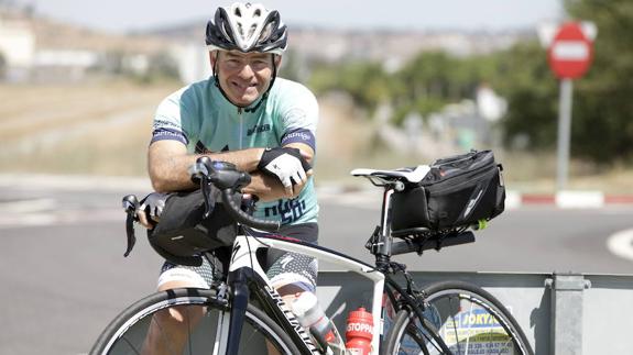 El reto ciclista de José Muñoz contra el cáncer