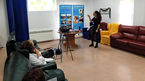 Un momento del curso impartido por Marina.