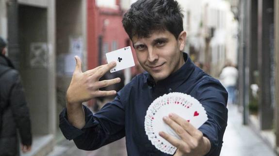 El mago Jorge Luengo en Plasencia.