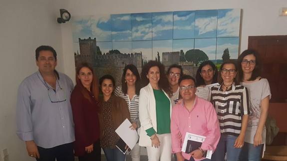 Representantes de Camino a la Vida en la jornada.