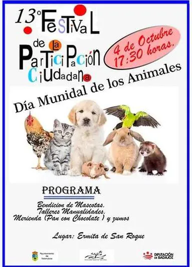Talarrubias organiza varias actividades para celebrar el Día Mundial de los Animales