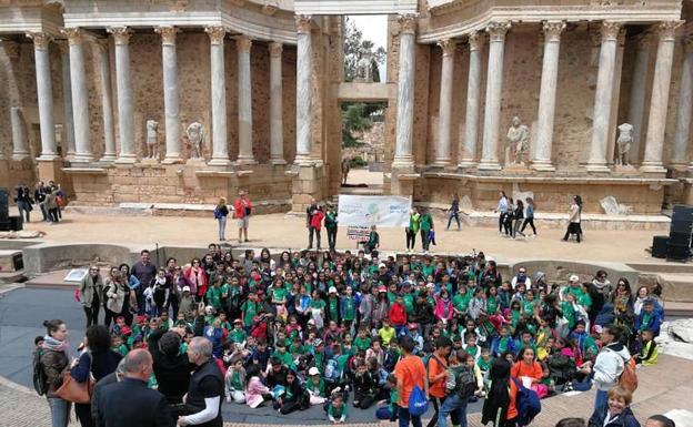 Los colegios Gonzalo Encabo y Juan Güell participan en Mérida en el Día Mus-e