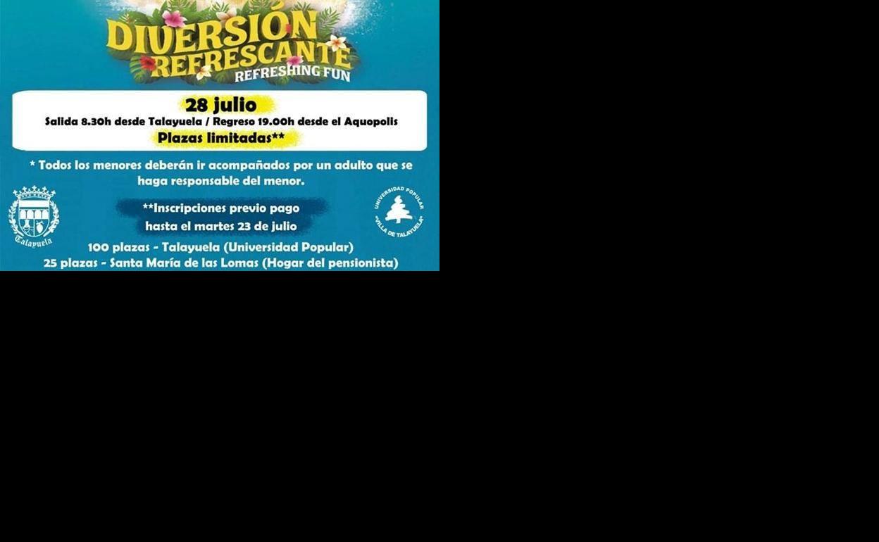 El Ayuntamiento amplía las plazas para el viaje al Aquopolis