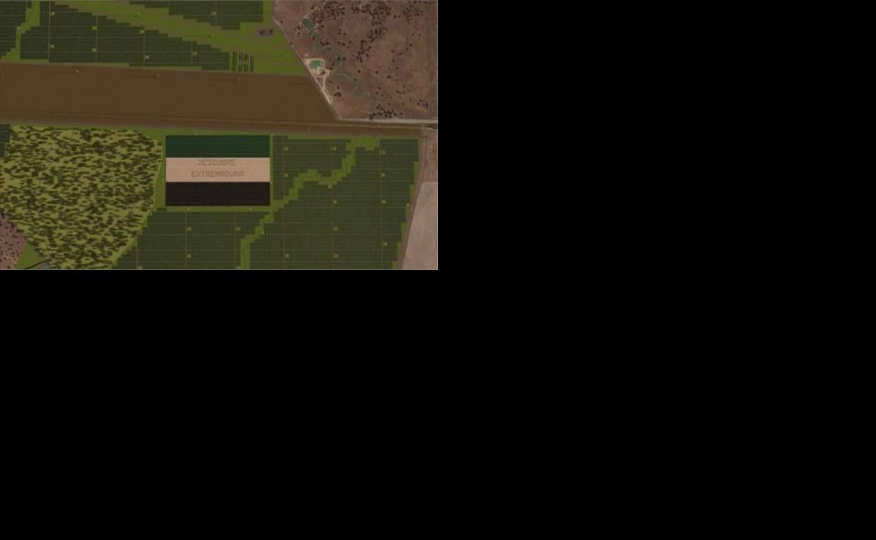 La fotovoltaica prevista en Talayuela formará una enorme bandera extremeña