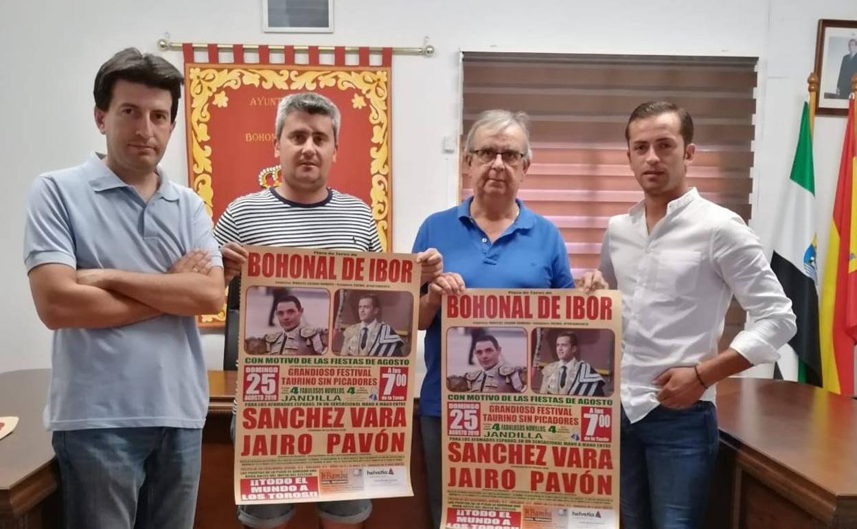 Sánchez Vara y Jairo Pavón forman el cartel de las fiestas de San Bartolomé 2019 de Bohonal de Ibor